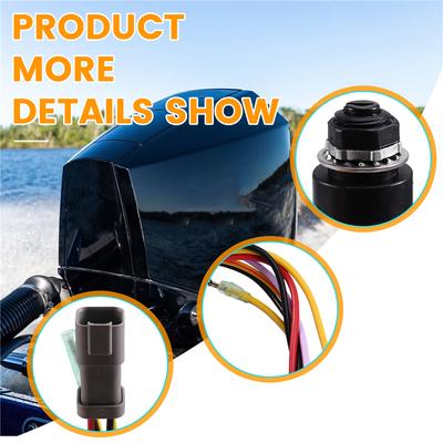 Ac29-129572 Ignition Switch Assy Key For Mercury Outboard Box Tracker Boats With 2 Keys 3 Position 6 Wire Connectors