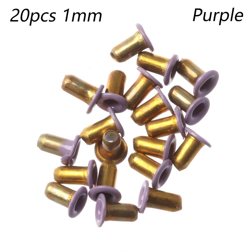 20Pcs 1mm/2.5mm Colorful Metal Eyelet Buttons Ultra-small Shoes Clothes Belt Buckle DIY Dolls Buckles Doll Bags Sewing Accessori