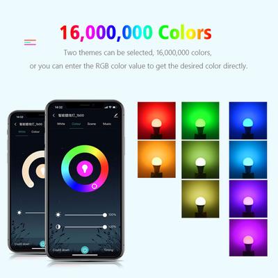 Żarówka LED WiFi Tuya Smart E14 Światło Świecy 5W 7W 9W 220V Ściemniana Lampa RGB Sterowanie Aplikacją Sterowanie Głosowe Alexa Google Assistant Dekoracja Domu