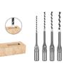 6-16mm HSS Square Hole Drill Bit Woodworking Tools Auger Mortising Chisel Drill Screwdriver DIY Furniture Square Hand Tools