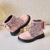 Girls' Princess Party Boots - British Style Short Boots with Fashionable Side Zip