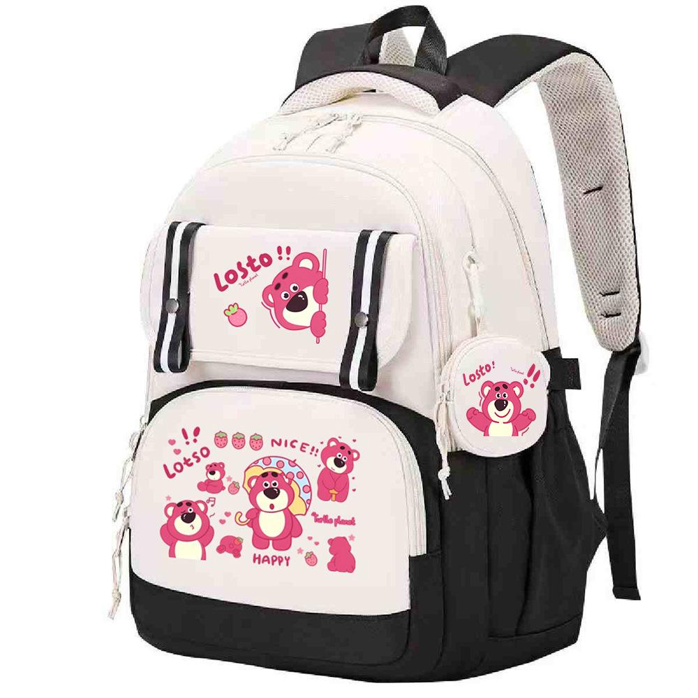Cute Children's School Bag Lightweight Ridge Protection Elementary School Students Grades 3-6 Junior High School Students Burden Reduction Backpack