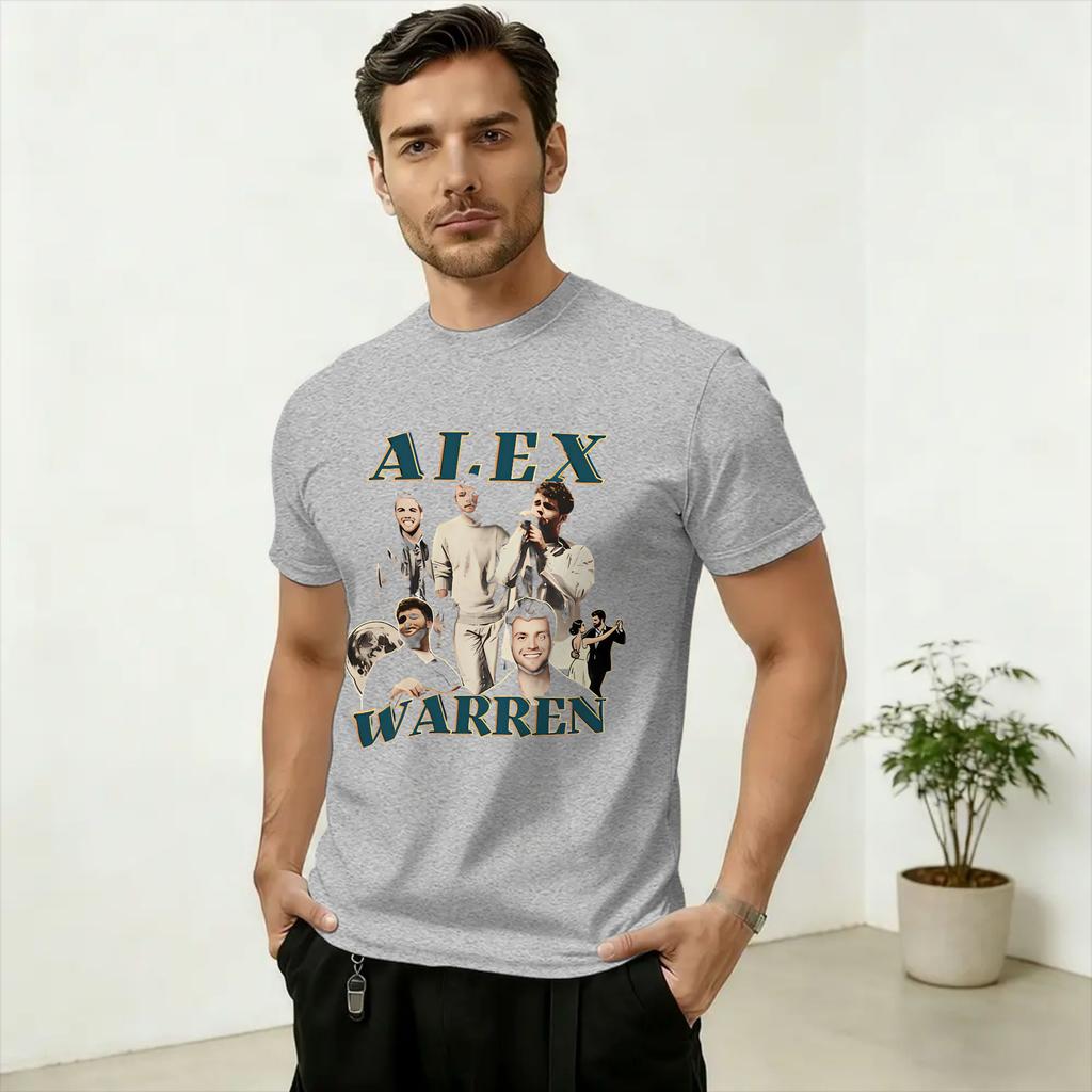 Unisexs Alex Warren Finding Friday on the Road Tour 2026 T Shirt Cotton Clothing Casual Short Sleeve Crew Neck Tee Shirt Plus Size