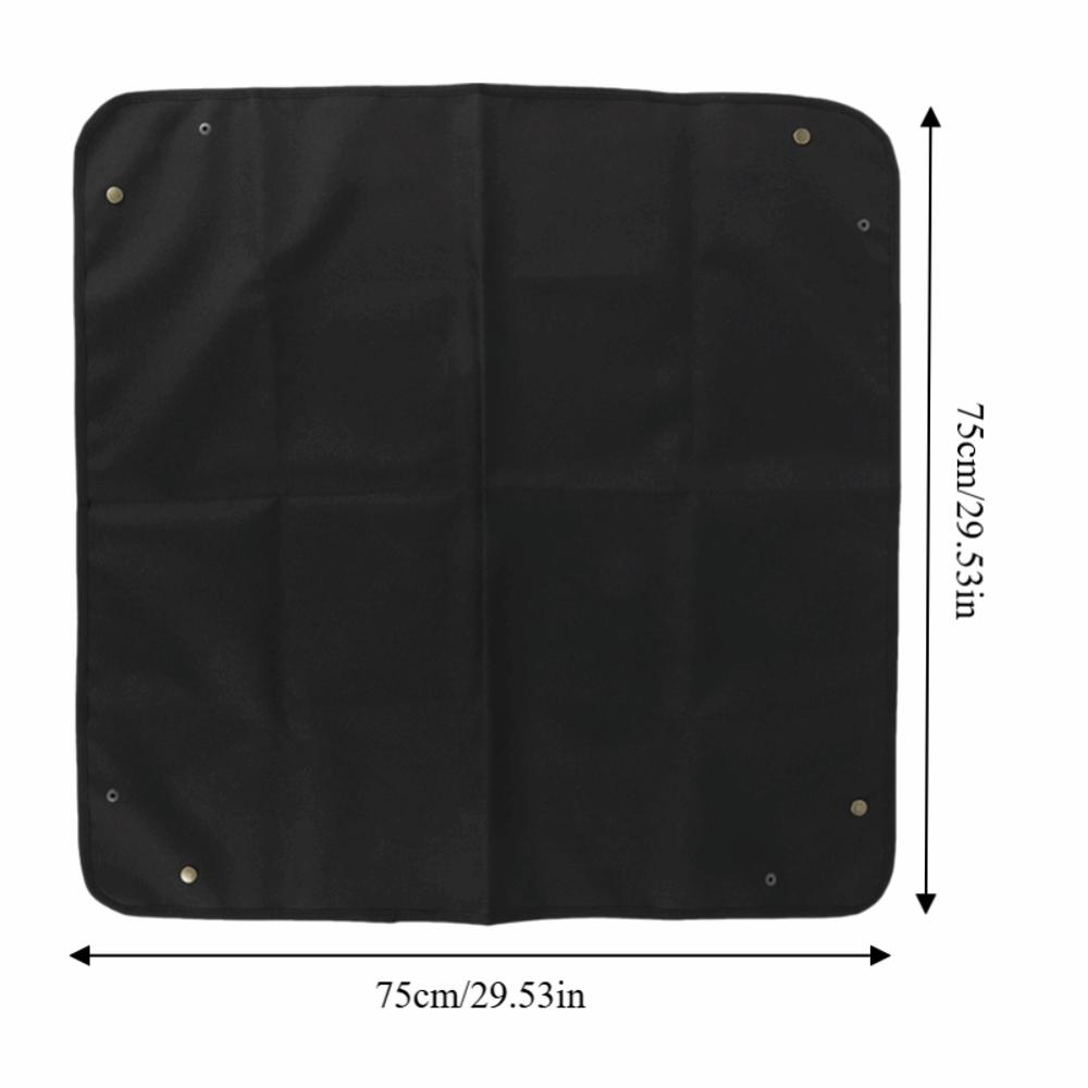 2PCS Oxford Cloth Gardening Mat Waterproof 75×75cm Garden Potting Mat Portable Easy Clean Transplanting Mat Balcony Planting