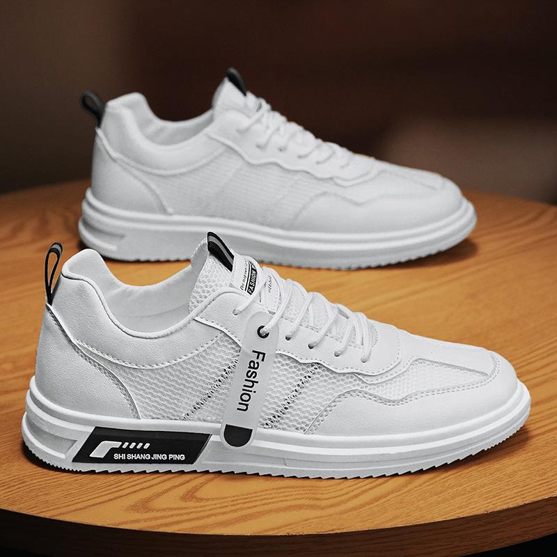 

2025 summer new trend fashion casual men s board shoes outdoor sports hollow breathable single-layer mesh shoes 39