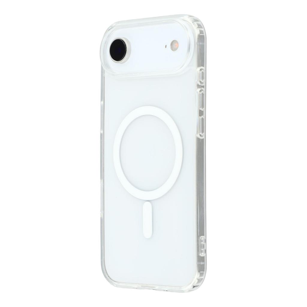 KIGC For iPhone 17 Air Clear Case Compatible with MagSafe TPU+PC Shockproof Phone Back Cover