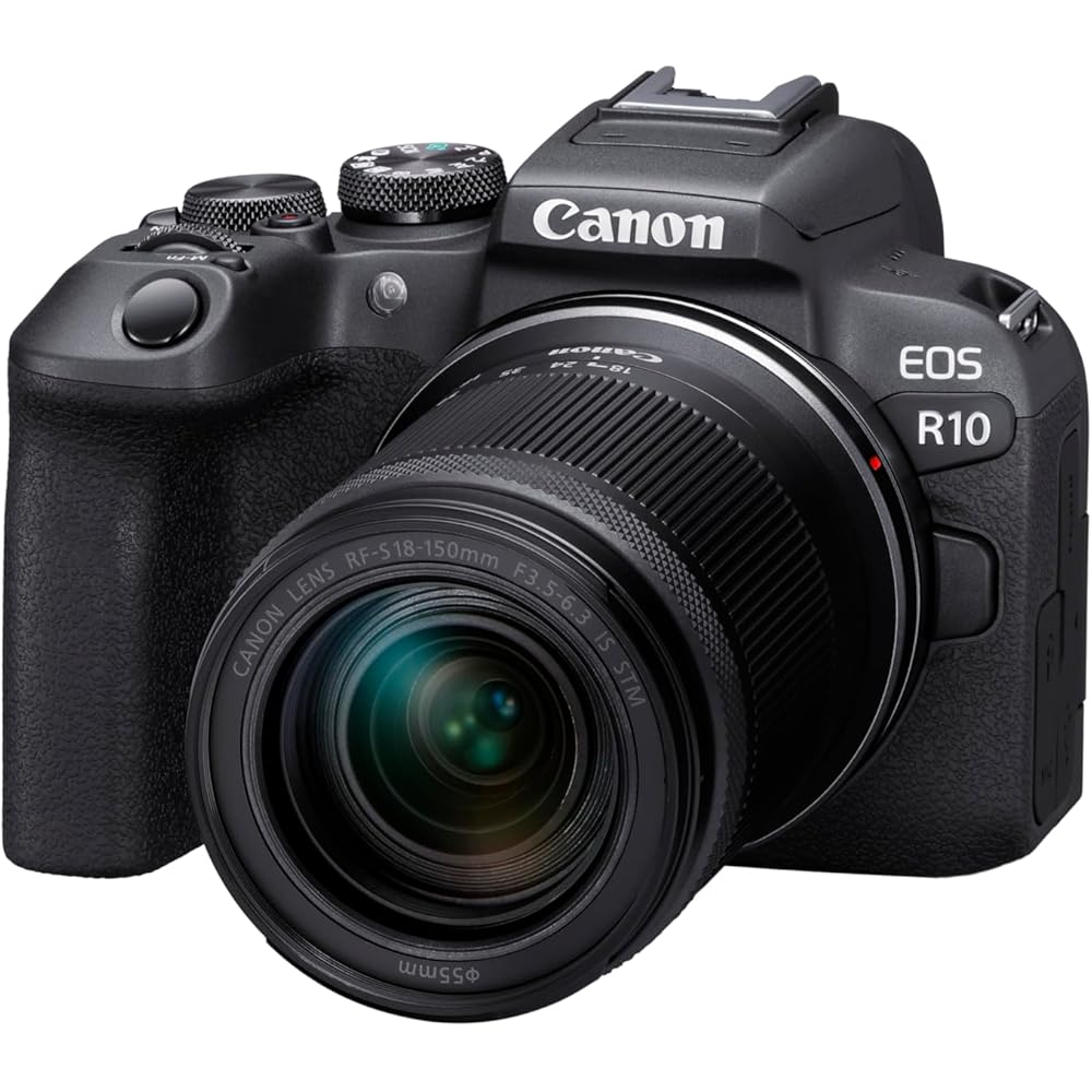 Canon Mirrorless SLR EOS R10 Lens Kit (RF-S18-150) Black/APS-C/EOSR10-18150ISSTMLK