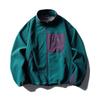 Unisex Outdoor Color Block Fleece Hiking Jacket with Stand Collar