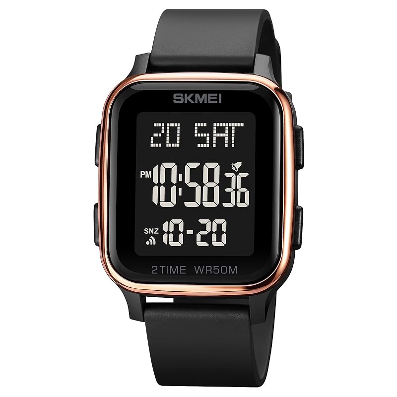 

Datirzyx digital watch men s soft band waterproof watch men s arm watch cool digital watch boy outdoor sports watch work clock multifunctional Comes