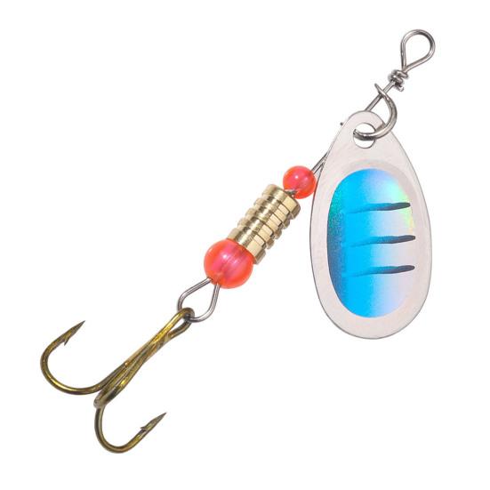 10 Stücke 6 CM/3,3G Angeln Löffel Köder mit Drilling Metall Spinning Pailletten Lange Casting