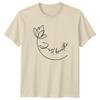 Just Breathe Unisexs TShirt Lotus Flower Yoga Mindfulness