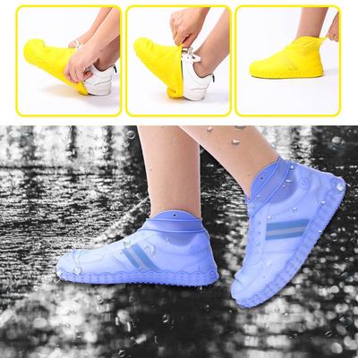 Unisex Shoes Covers Rain Boots Cover PVC Reusable Non-slip Cover Waterproof