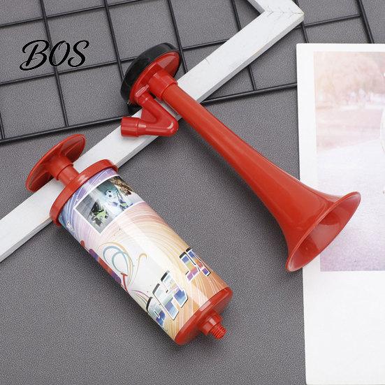 Outdoor Cheering Horn Large for Soccer Game, Fan Air Portable Noise Maker Stadium, Hand Pump Megaphone Team Party Festival Colorful