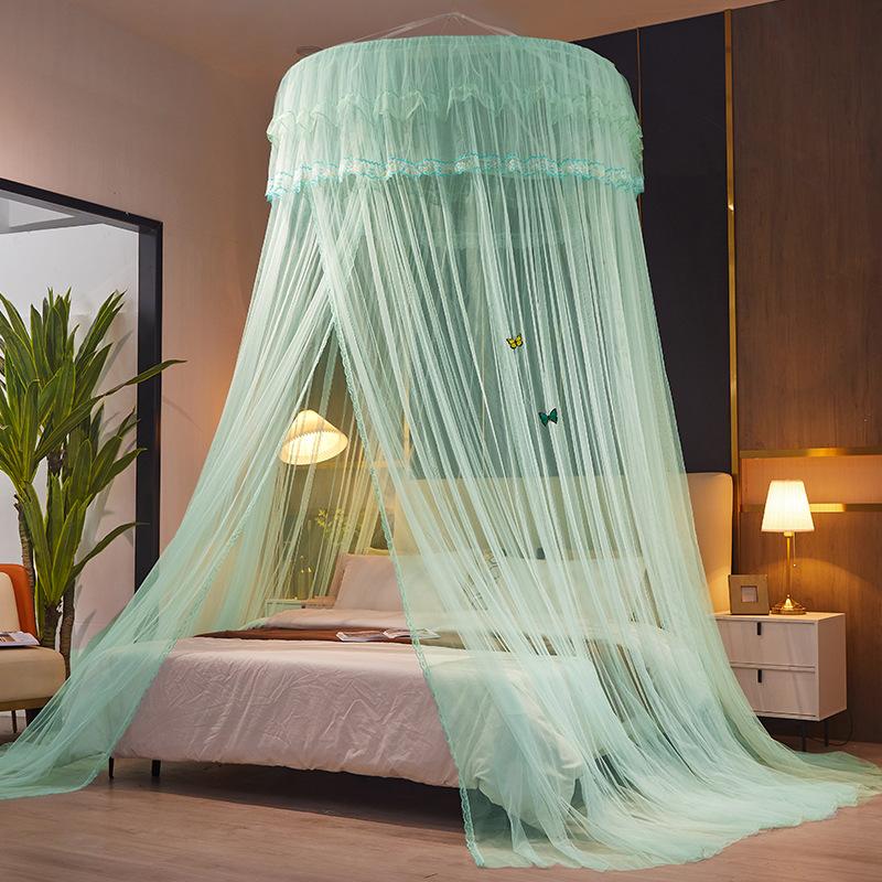 1.2M Children Bed Mosquito Net Girl Round Bed Tent Mosquito Nets Curtain Canopy for Double Bed Mosquito Net Home/Garden