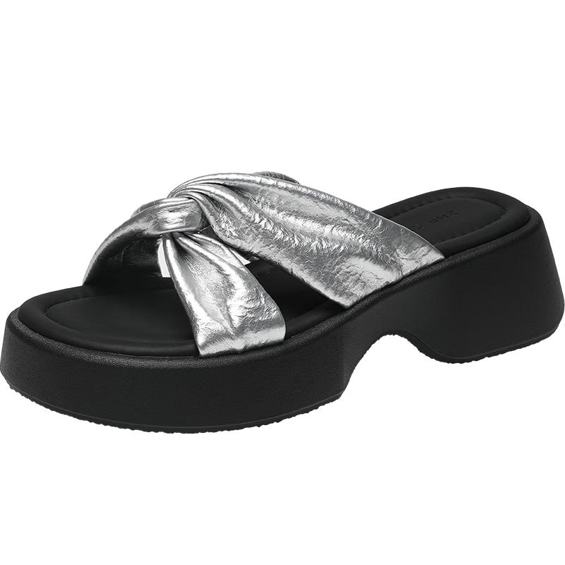 ZHR Women s Thick-Soled Slip-On Sandals M