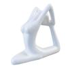 Sitzende Yoga-Dekoration Skulptur Keramik Dekorative Figur Abstrakte Kunst für Eingangsbereich Schlafzimmer Kaminsims Zuhause