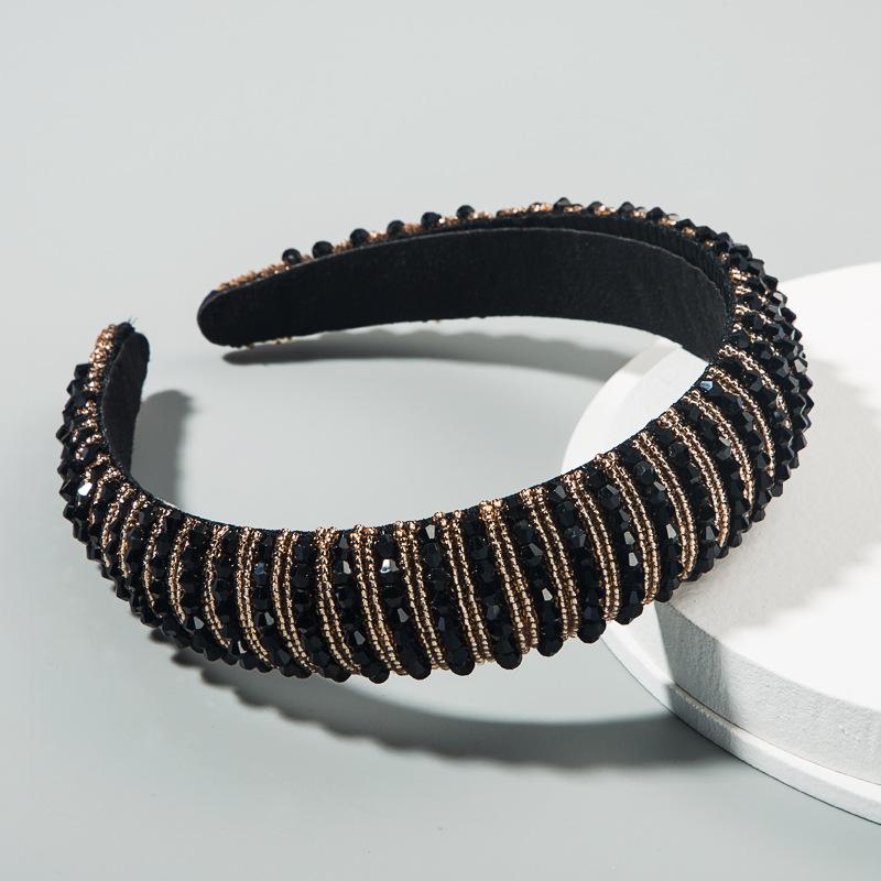 Hair Bands Women'S Baroque Sponge Thickened Headband Hair Accessories