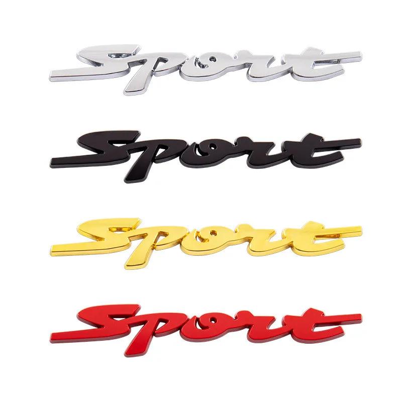3D Metal Sport Logo Car Letters Fender Trunk Emblem Badge Decal Car Sticker