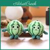 Niedlicher Wassermelonen-Plüsch-Schlüsselanhänger mit weichem kurzem Haar zur Taschenverzierung und als Geschenk