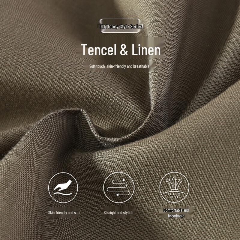Antonio Men's Linen Blend Casual Suit Jacket