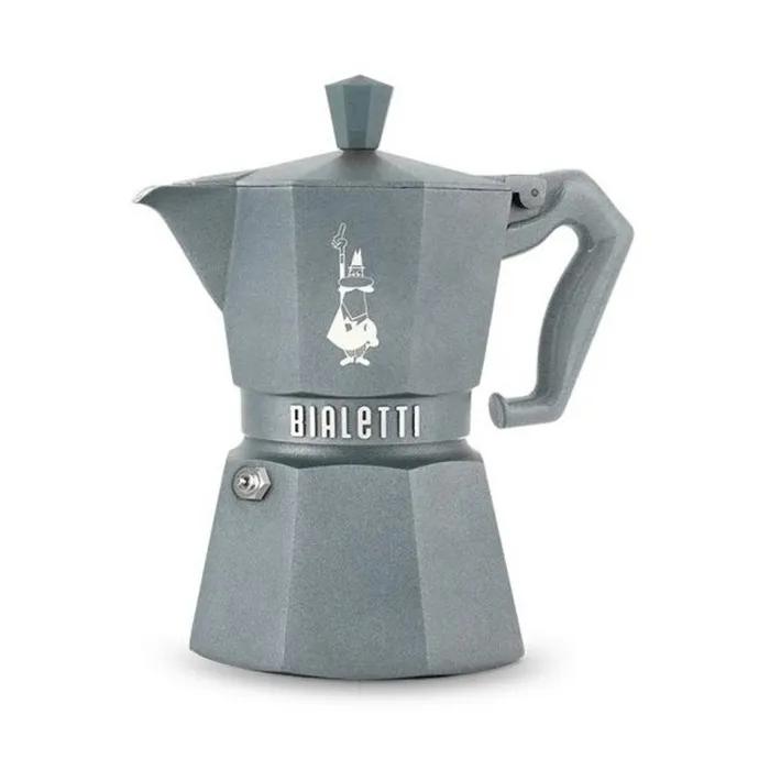 Bialetti Moka Exclusive Coffee Maker 3 cups Gray