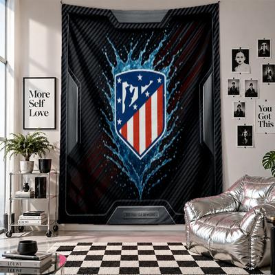 Tapestry ścienne Atletico Madryt Wystrój domu Tkanina do zawieszenia na ścianie do sypialni Salon Tło