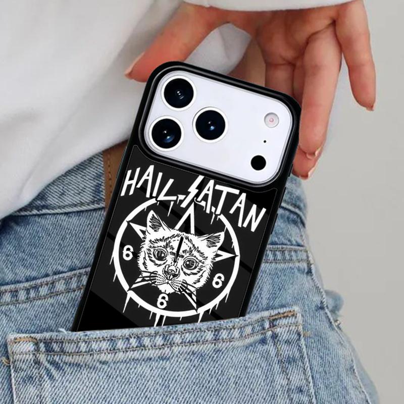 Pentagram 666 Demonic Phone Case for iPhone 17ProMax 12 13 14 15 16e 17 Pro Max Plus Air Cover