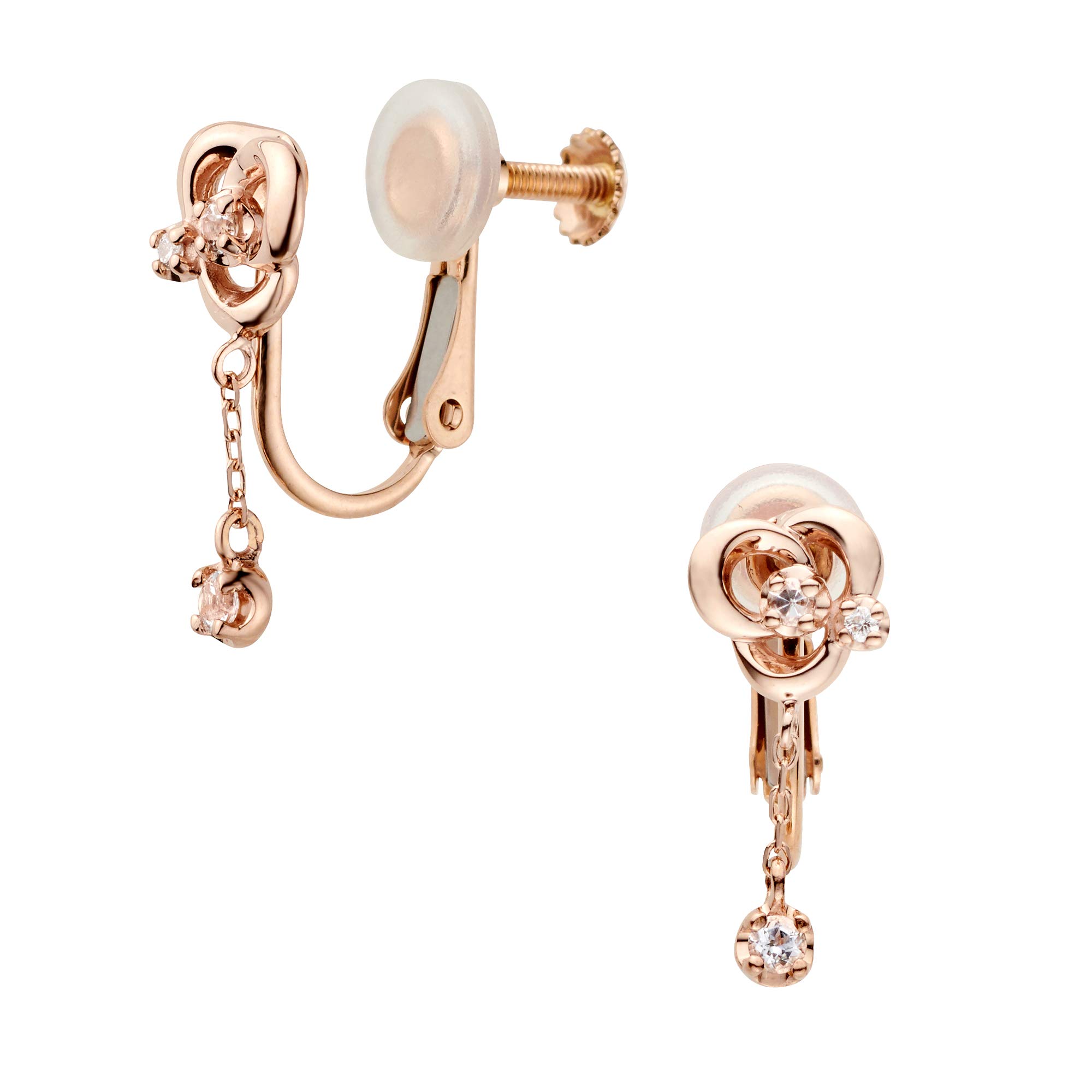 

Vendome VA VENDOME AOYAMA K10PG Diamond White Topaz Earrings GJAE0263 TH [VA Aoyama] золотий