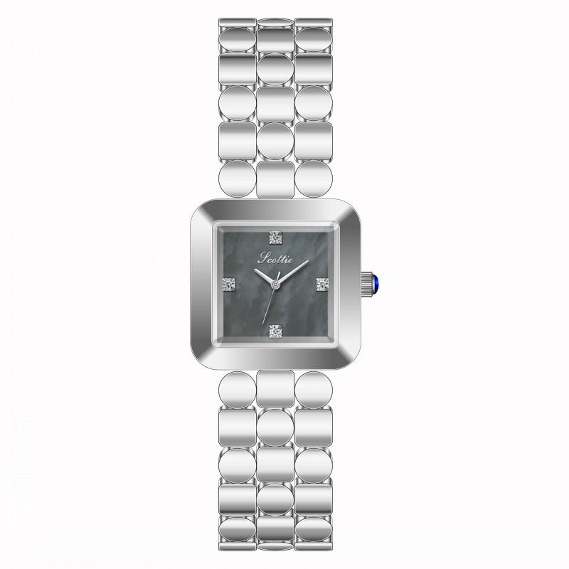 Simple Style Temperament Personality Trend Casual Women'S Watch Fashion Women'S Watch Steel Belt