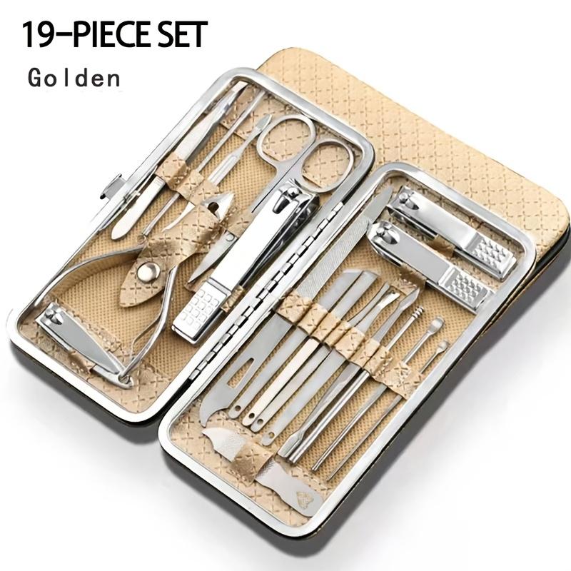 Home Nail Clipper Set of 10/25 Pieces Large Size Dead Skin Pliers Diagonal To Remove Dead Skin Small Eyebrow Clipper Leather Sle