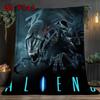 Alien 2D Flat Pattern Flannel Blanket High Quality All Seasons Warmth and Comfort Perfect for Christmas Gifts.SMT0917496