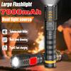 Nouvelle Lampe Torche LED Ultra Lumineuse Rechargeable par USB Zoom Lampe Torche Longue Portée 8000M Torche Tactique Lampe de Camping Pêche Travail