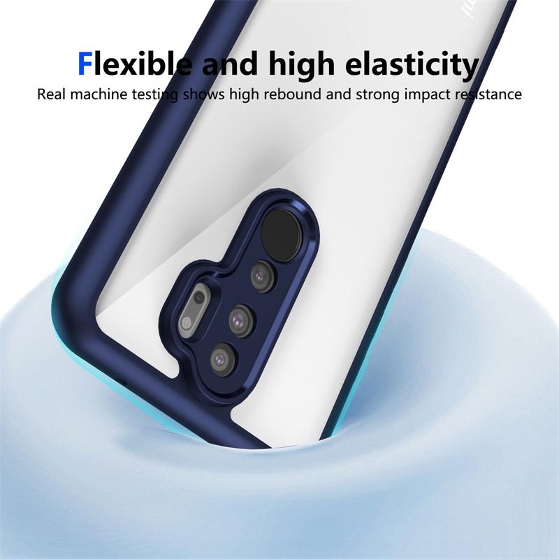 Pro Xiaomi Redmi Note 8 Pro Pouzdro Pokovený Nárazník Nárazuvzdorný Průhledný Zadní Kryt Tvrdé Matné Pouzdro na Telefon pro Xiaomi Redmi Note 8 Pro