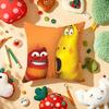 Classic Funny Anime LLarva Cushion Cover Plush Fabric Soft DoubleSided Printed Sofa Warm Winter Home Gift Pillow Cover