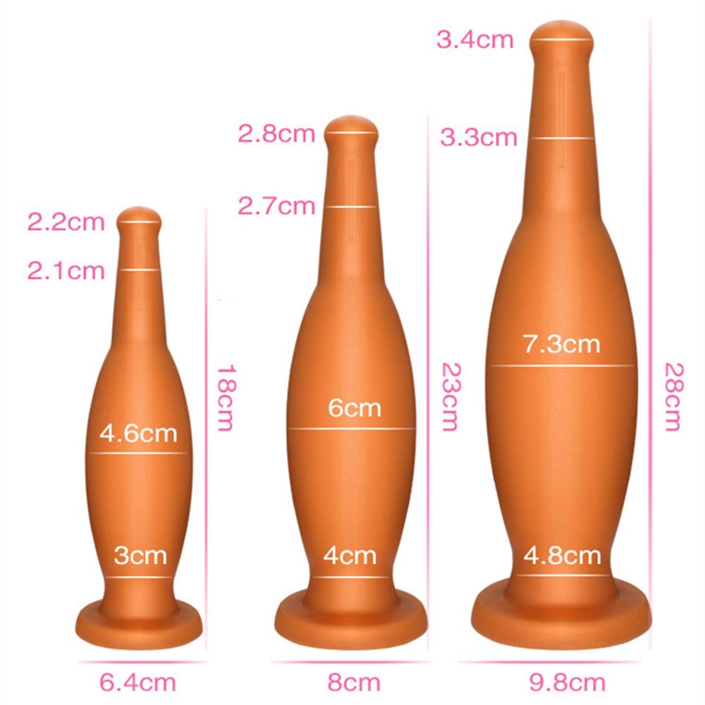 Soft Large Butt Plugs Vaginal Bottle Plug Prostate Massager Dilatodor Adult Sex Toys Dildo for Anal Anal Enema Vagina