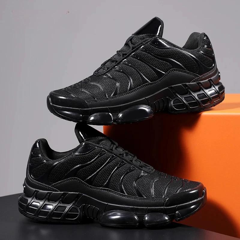Men's Breathable Fashion Casual Shoes Male Outdoor Sports Sneakers with Air Cushion Soft Sole Running Shoes