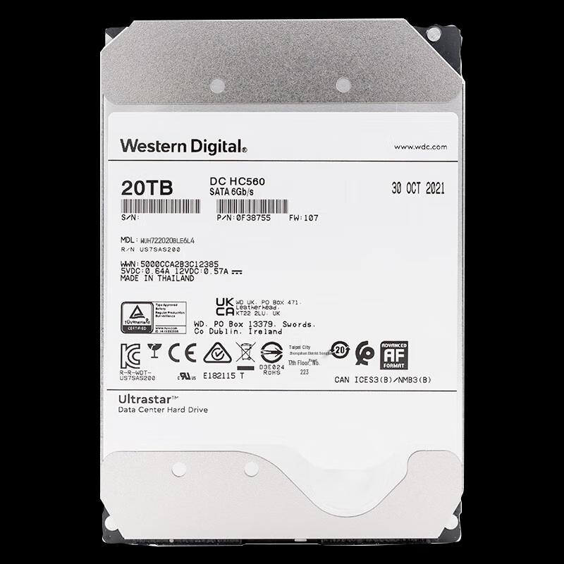 WD HC560 Enterprise Helium SATA Hard Drive