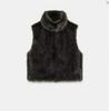 European & American Women's Fashion Versatile Faux Fur Effect Vest