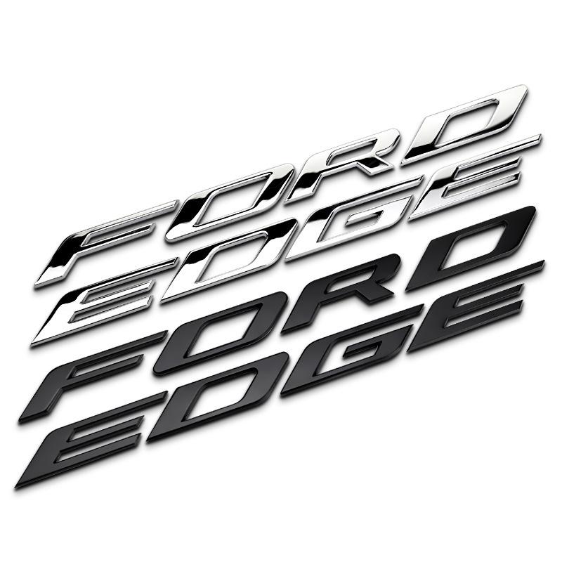 3D ABS Car Front Hood Emblem Badge Bonnet Logo Covers Letters Sticker For Ford EDGE 2015-2024 Car Styling Accessories