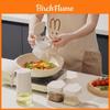 Polyester Waterproof Apron For Kitchen Home Barbecue And Nail Art With Pocket And Rabbit Print Design