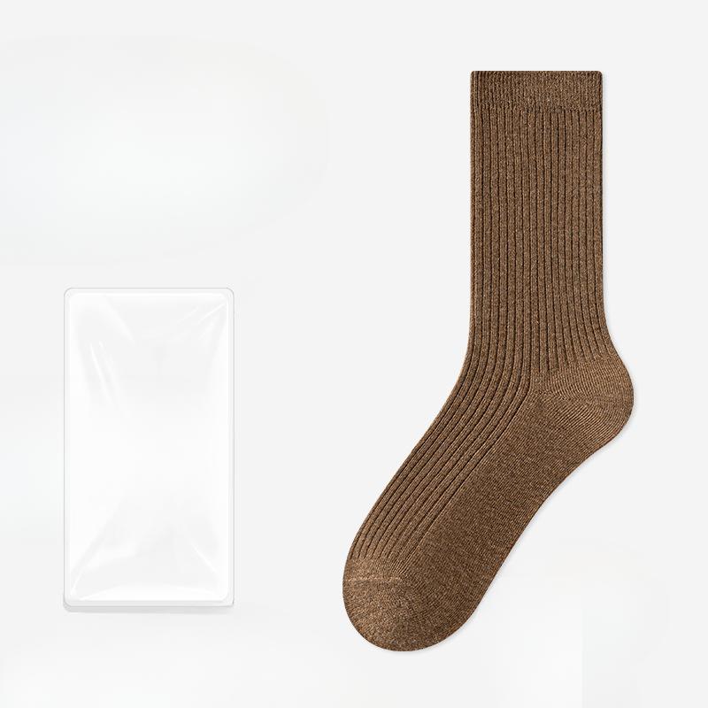 Female Autumn and Winter Leisure Thick Cotton Sweat Absorbent Deodorant Anti Pilling In The Cylinder Pile Socks