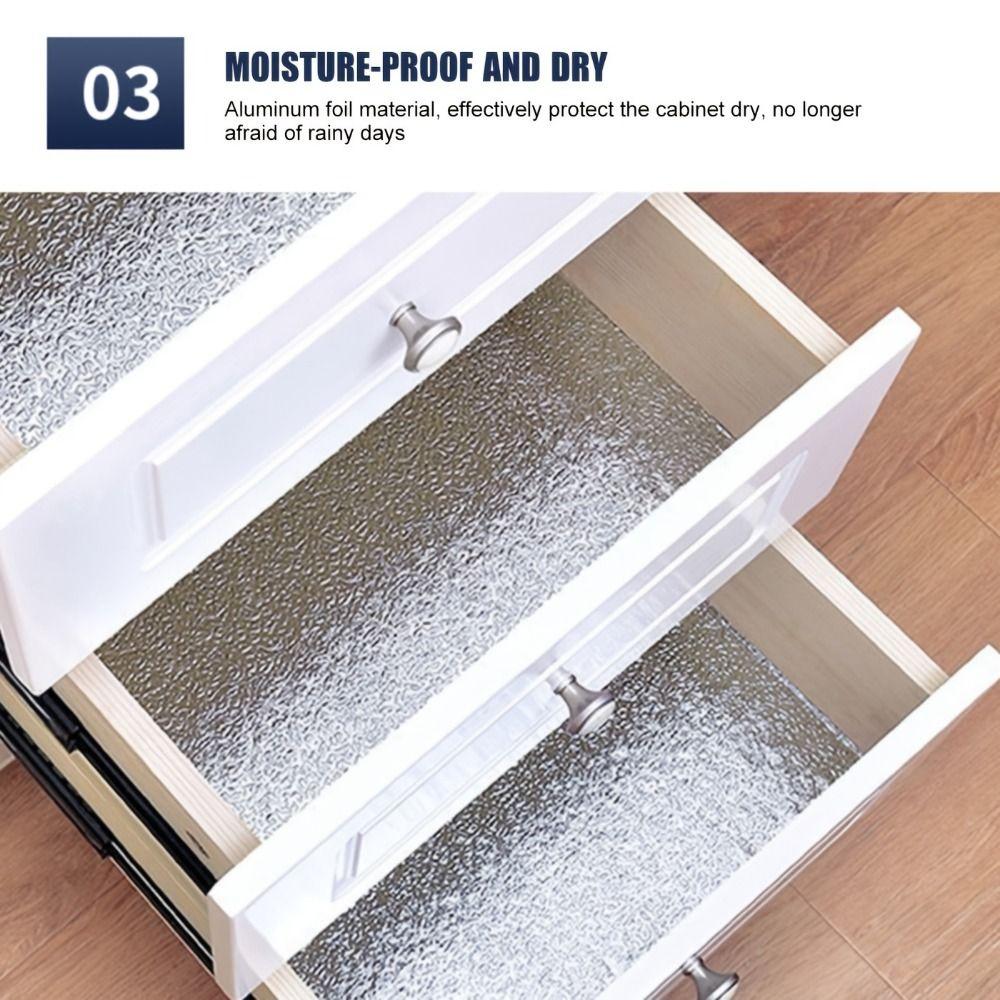 40x300cm Self Adhesive Oil-proof Wallpaper High Temperature Cabinet Contact Paper  Home Kitchen