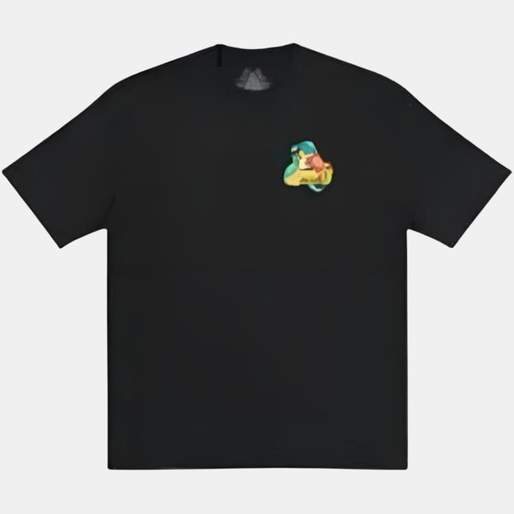 Palace Czarny T-shirt Tri-Flag Unisex P20TS090