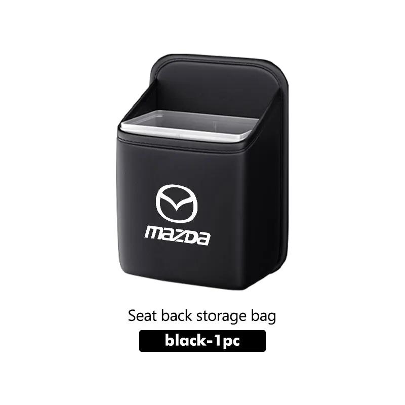 2025 Het Bilbarnstolsrygg Hängande Förvaringslåda Inbyggd Hink Diverseväska För Mazda 6 3 CX5 5 2 323 CX7 Demio Atenza Axela MX30 CX30