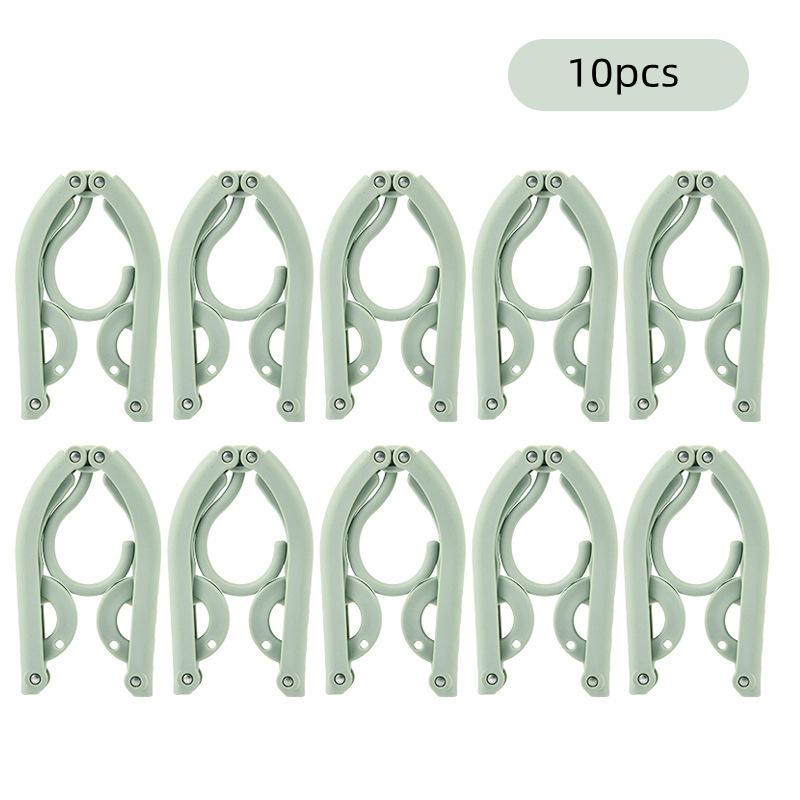 5/10pcs Set Folding Hanger Drying Rack Clothes Organizer Storage Home Laundry Travel Accessories Outdoor Wardrobe Coat Hanger