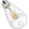 24V ST64 6W Edison LED Filament Bulb Lamp 12V 36V E27 Vintage Antique Retro Edison E27 Led Bulbs Replace 60W Incandescent Light AC/DC12-36V 2-Pack