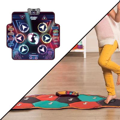 Musical Dance Game Mat Mixer Rhythm Step Playmat for Adults Kids Girls Boys