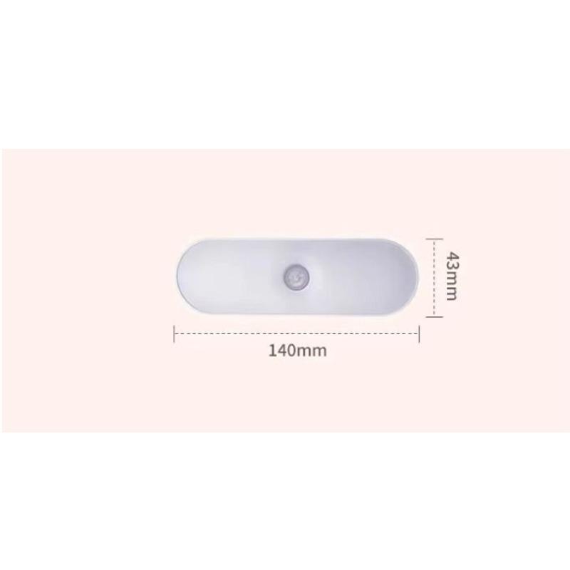 Wireless LED Motion Sensor Night Light with Rechargeable Magnetic Charging Voice Control Home Hallway Wall and Staircase