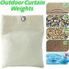12 Heavy Duty And Practical Outdoor Curtain Weights with Tiebacks, Weighted Bags for Patio Curtains,