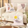 Abstract Face Collection Print Cushion Cover Soft Plush DoubleSided Printed Sofa Pillow Cushion Cover  AllSeason Decor Gift